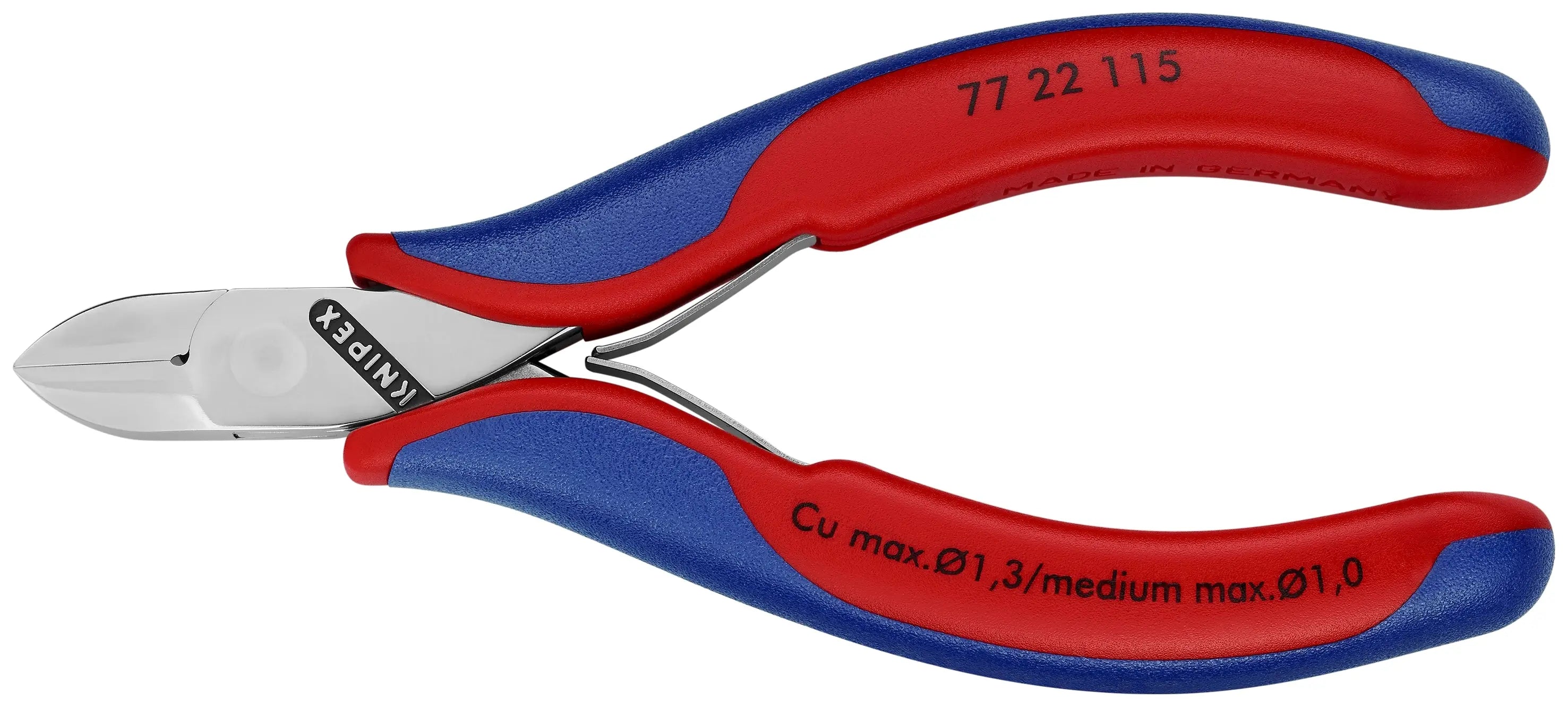 Knipex 77 22 115 KN | Electronics Diagonal Cutters, Multi-Component Knipex