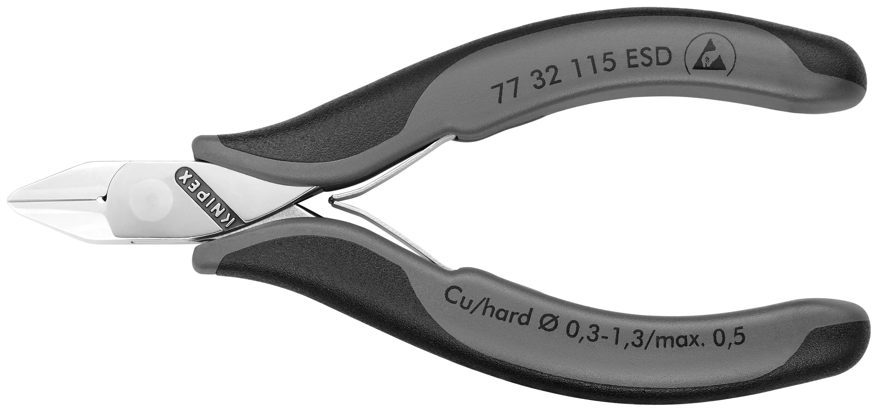 Knipex 77 32 115 ESD KN | Electronics Diagonal Cutters, ESD Knipex