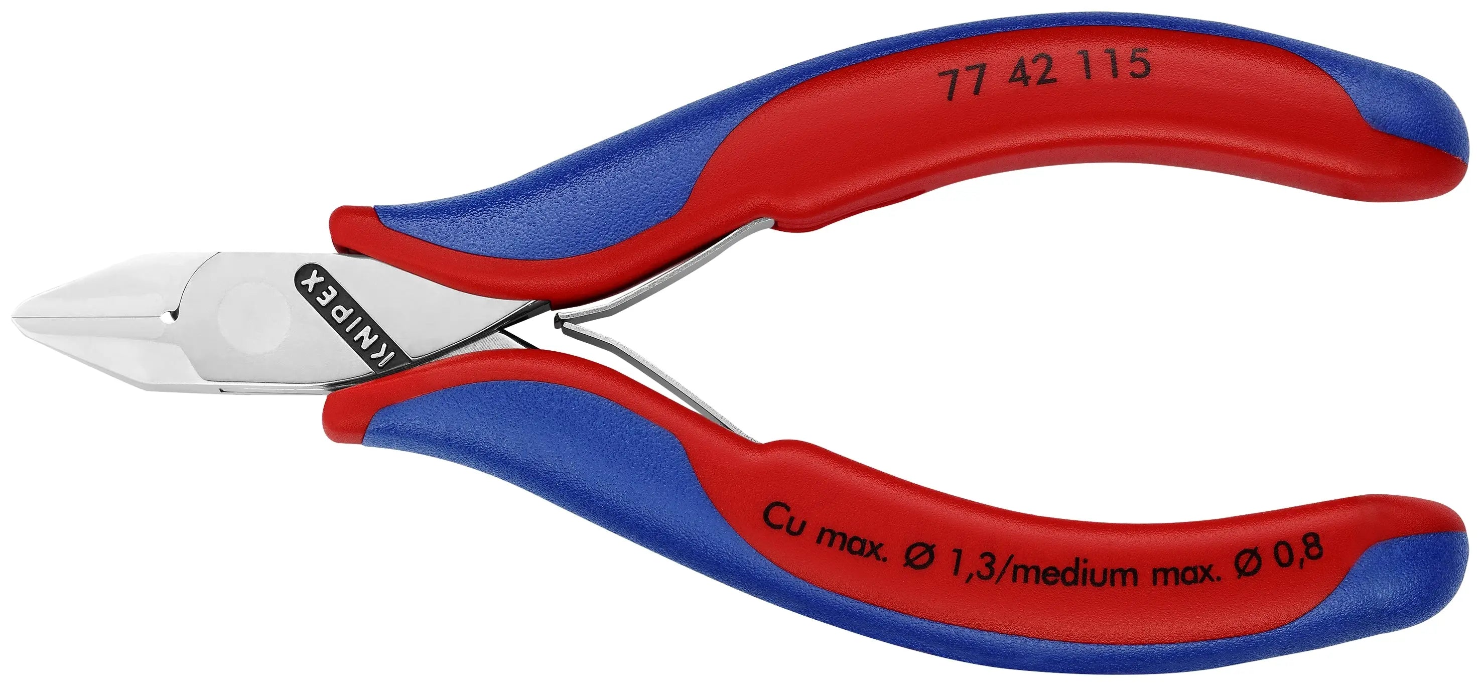 Knipex 77 42 115 KN | Electronics Diagonal Cutters, Multi-Component Knipex