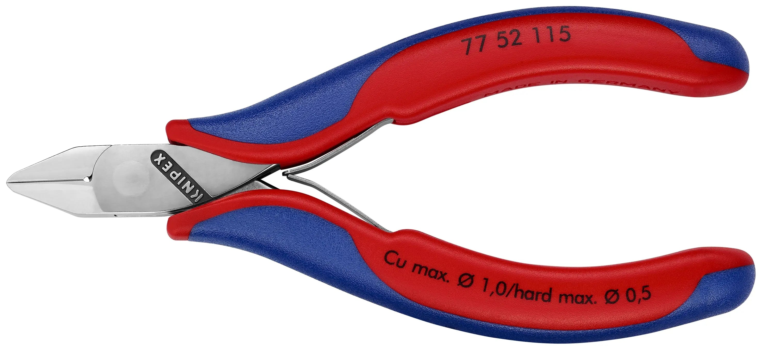 Knipex 77 52 115 KN | Electronics Diagonal Cutters, Multi-Component Knipex