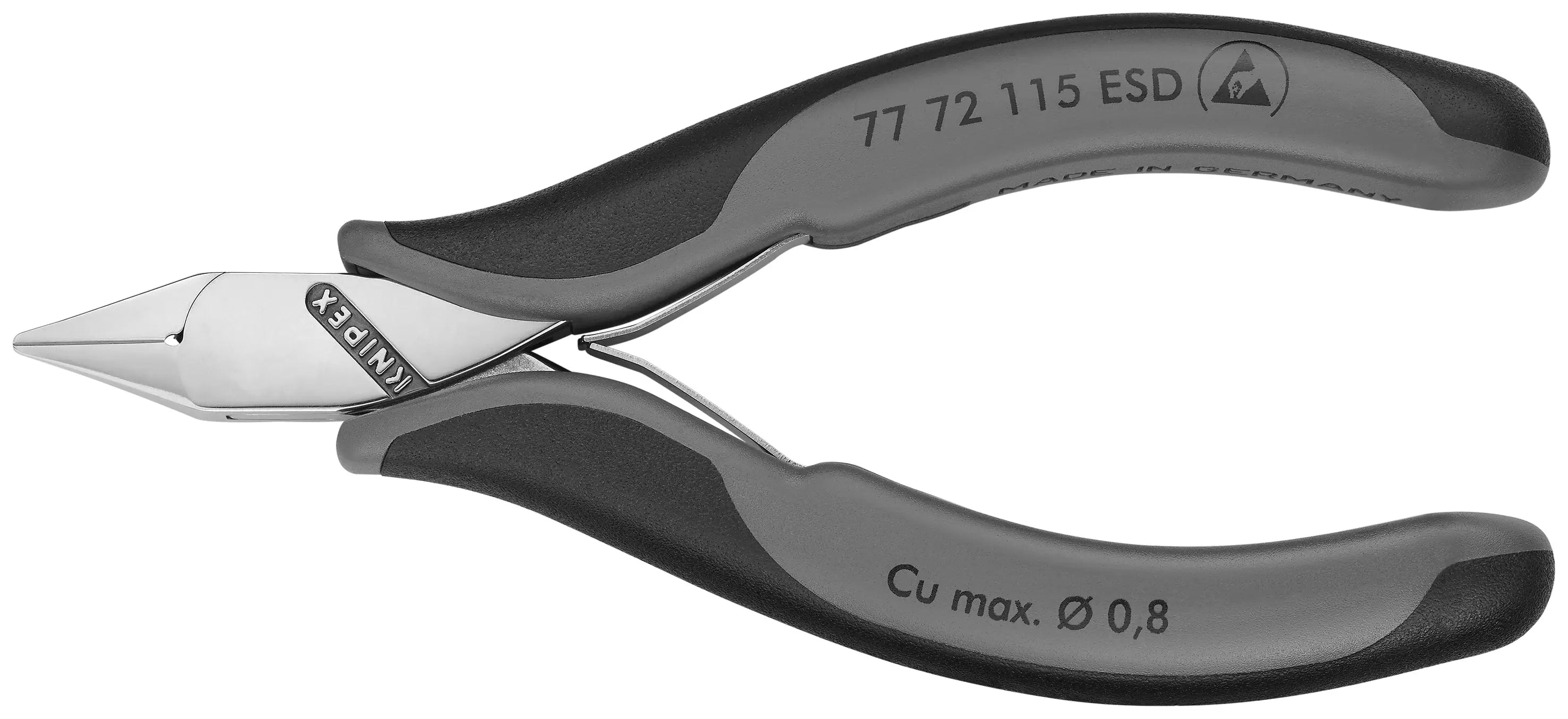 Knipex 77 72 115 ESD KN | Electronics Diagonal Cutters, ESD Knipex