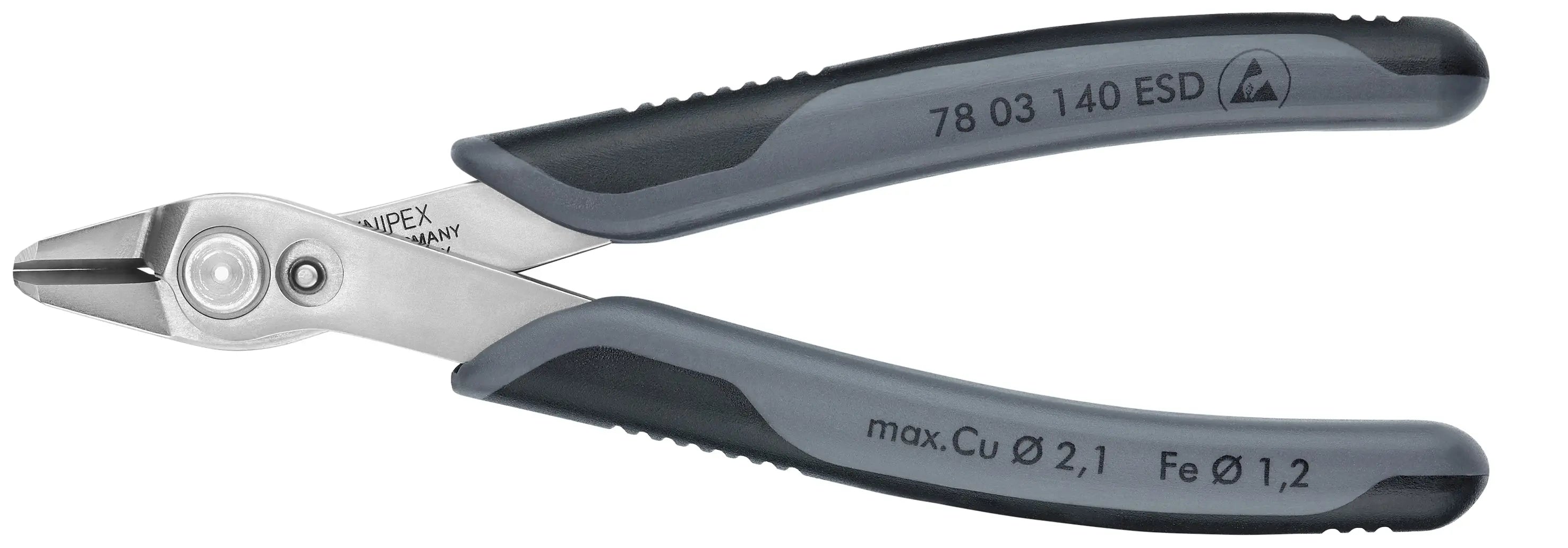 Knipex 78 03 140 ESD KN | Electronic Super Knips XL INOX Steel, ESD Knipex