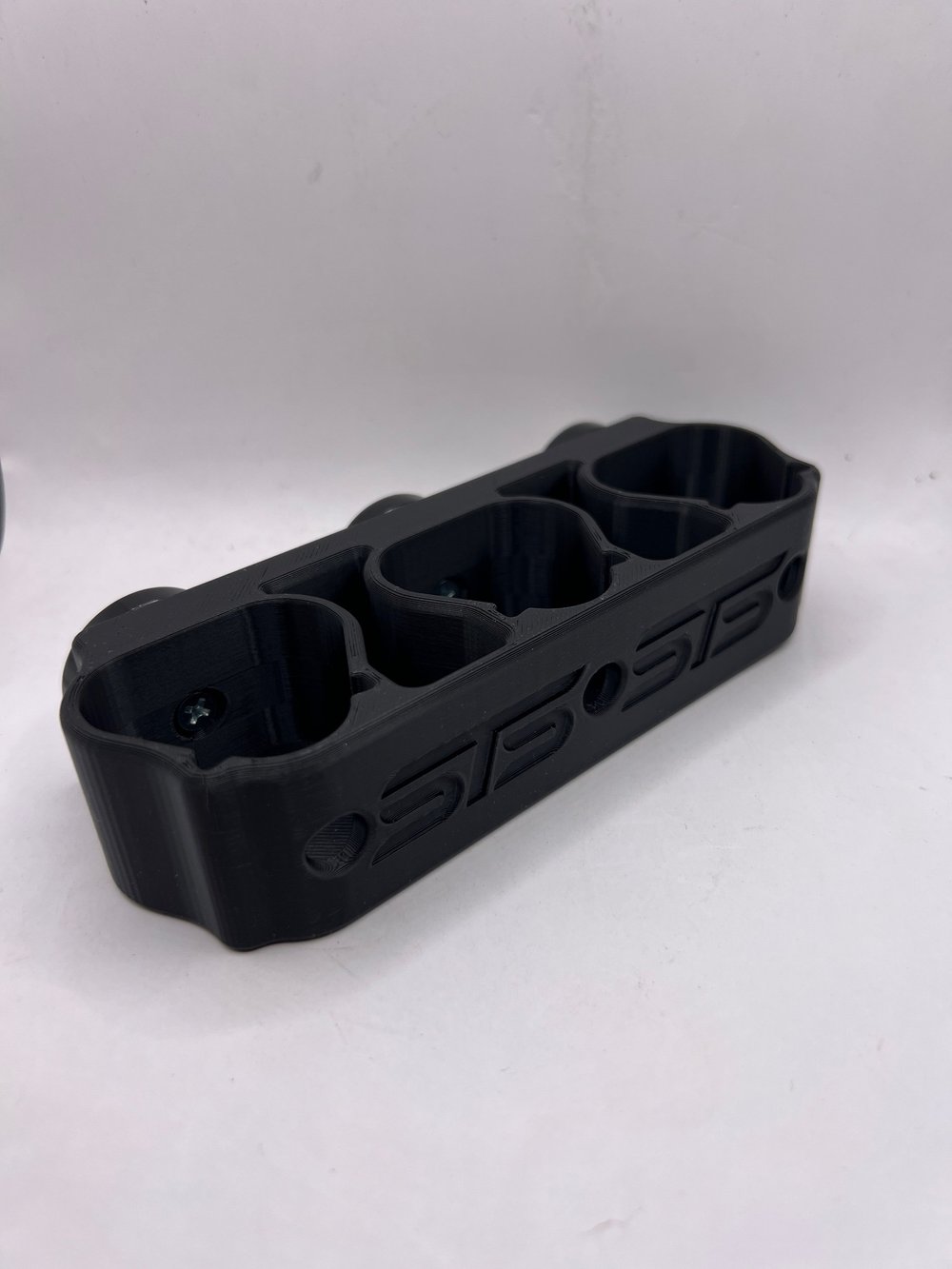 STS Auto Design Milwaukee M12 Magnetic Battery Holder - STSMW12BHBK