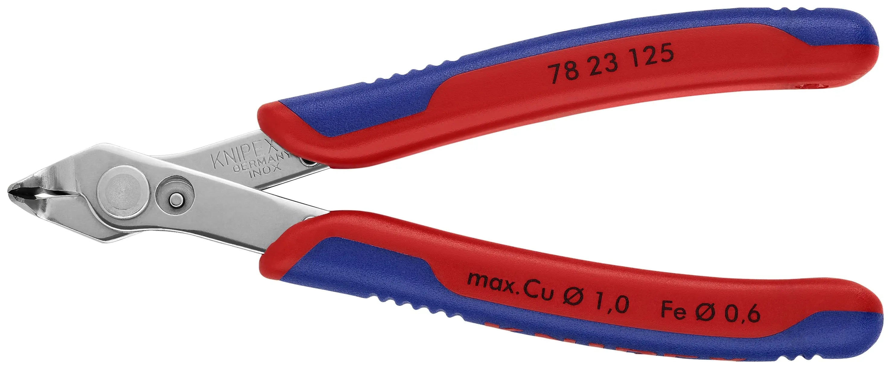 Knipex 78 23 125 KN | Electronics Super-Knips, INOX Steel, Multi-Component Knipex