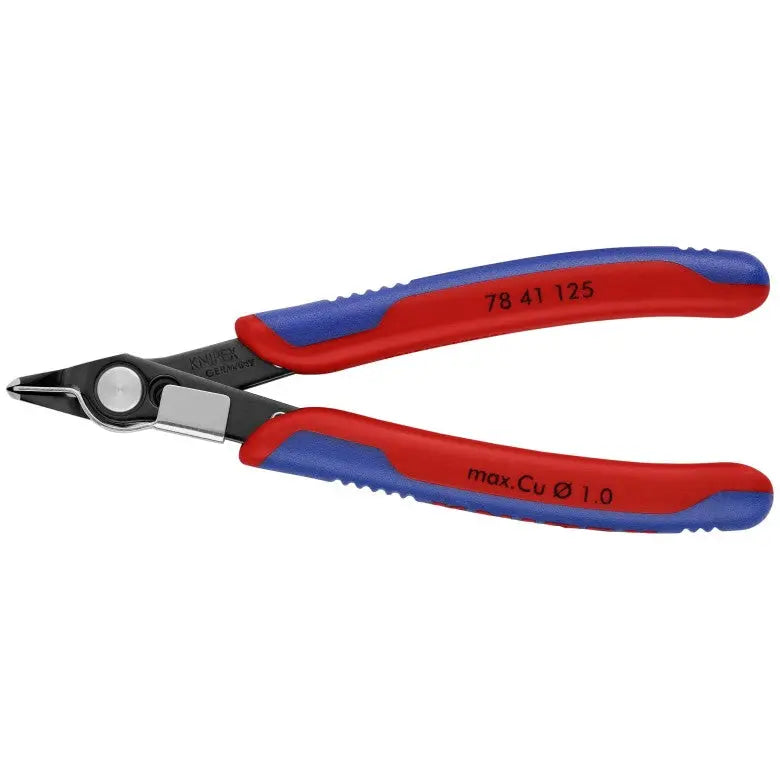 Knipex Super Knips Electronic Plier, 5 in - KN 78 41 125 SBA Knipex