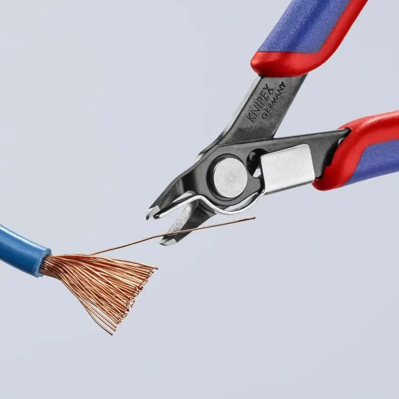 Knipex Super Knips Electronic Plier, 5 in - KN 78 41 125 SBA Knipex