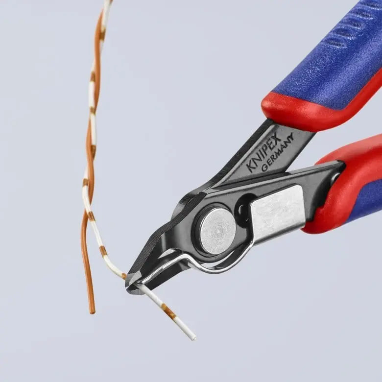 Knipex Super Knips Electronic Plier, 5 in - KN 78 41 125 SBA Knipex