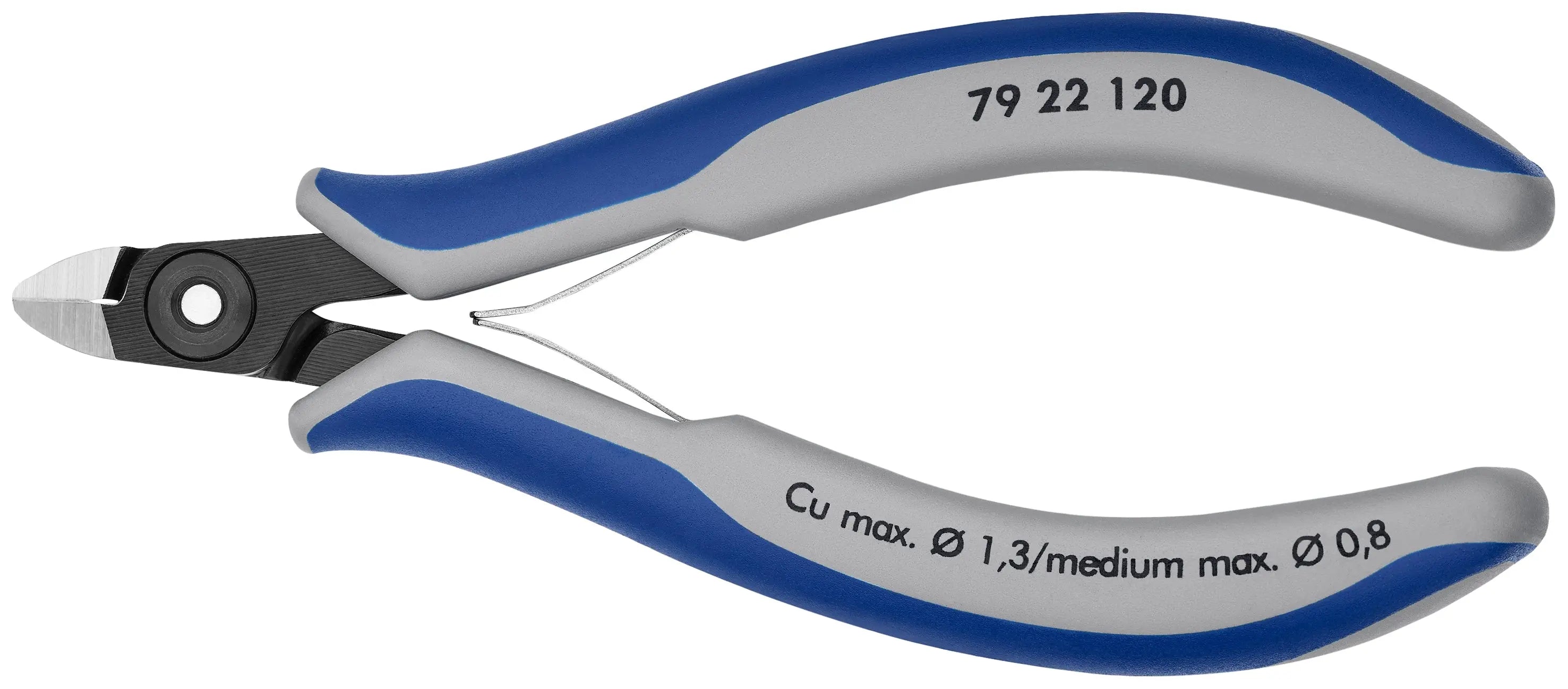 Knipex 79 22 120 KN | Precision Electronics Diagonal Cutters, Multi-Component Knipex