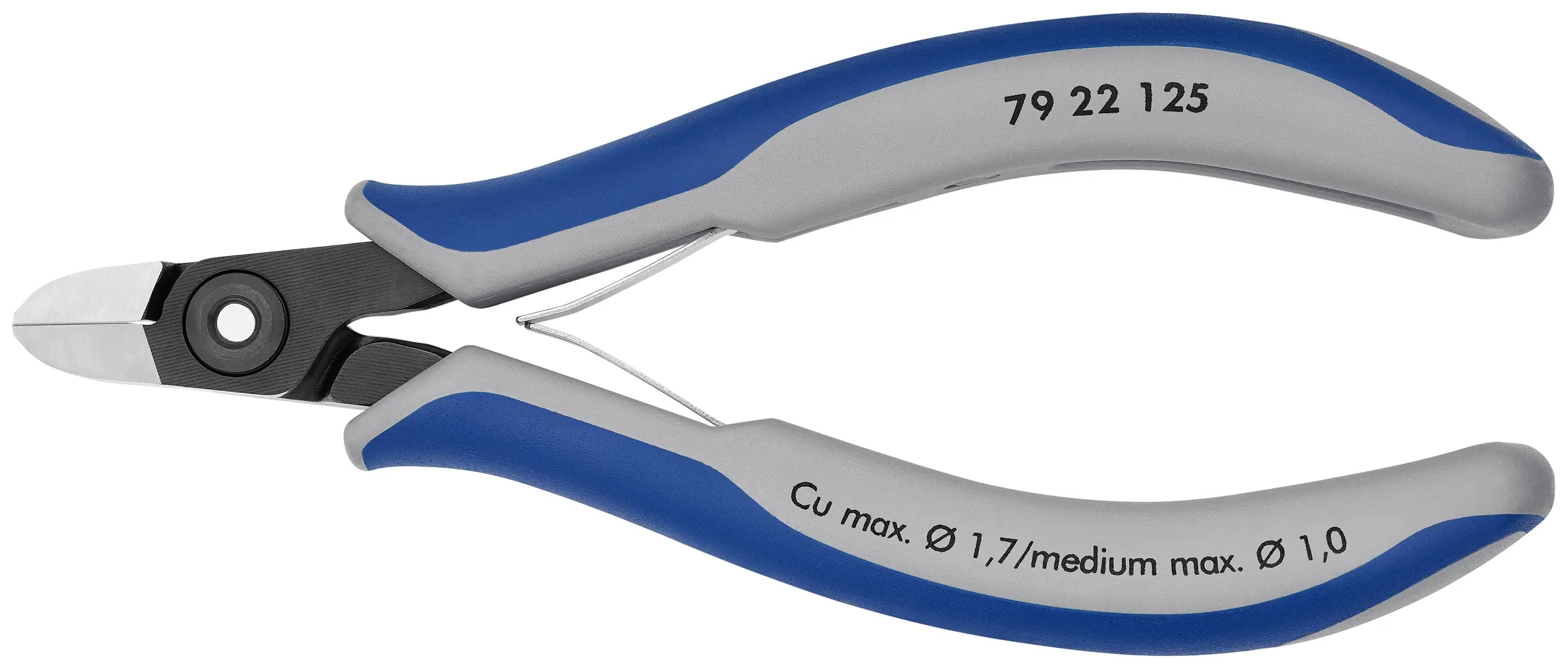 Knipex 79 22 125 KN | Precision Electronics Diagonal Cutters, Multi-Component Knipex