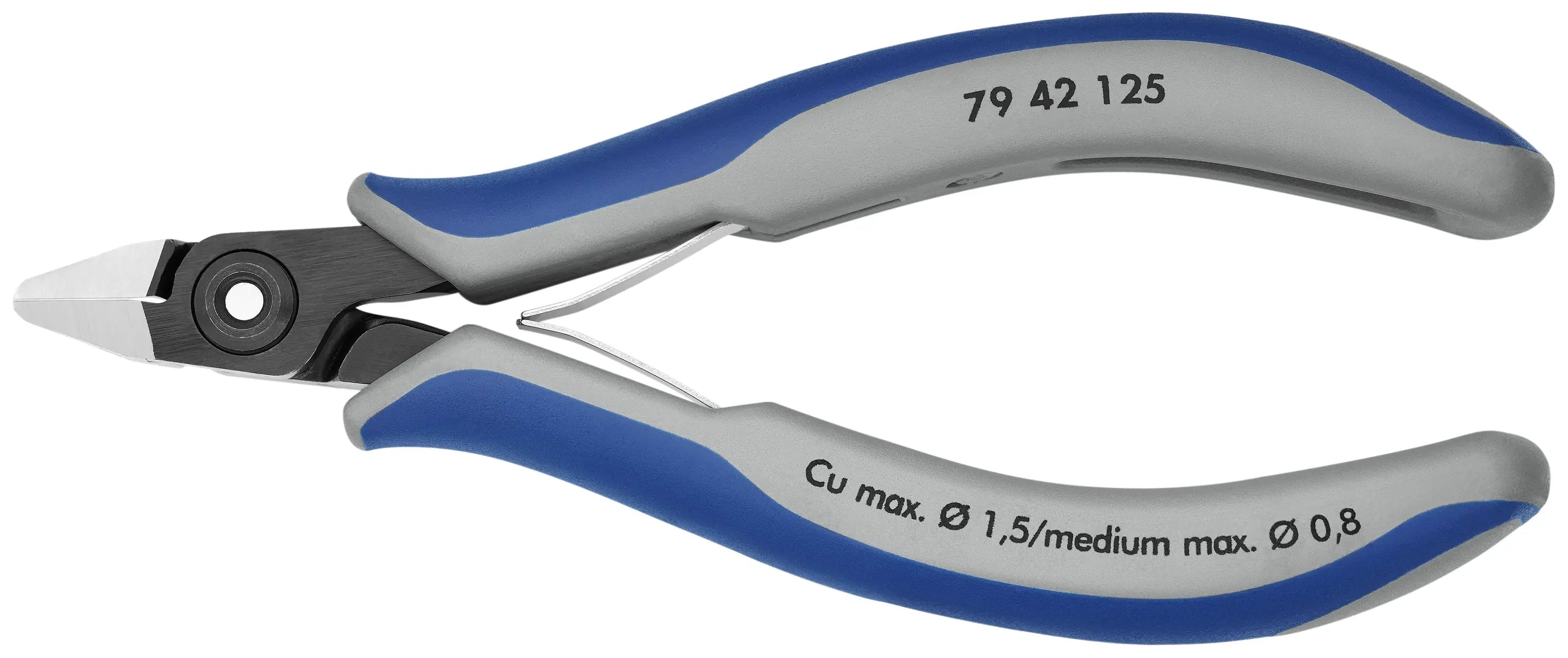 Knipex 79 42 125 KN | Precision Electronics Diagonal Cutters, Multi-Component Knipex