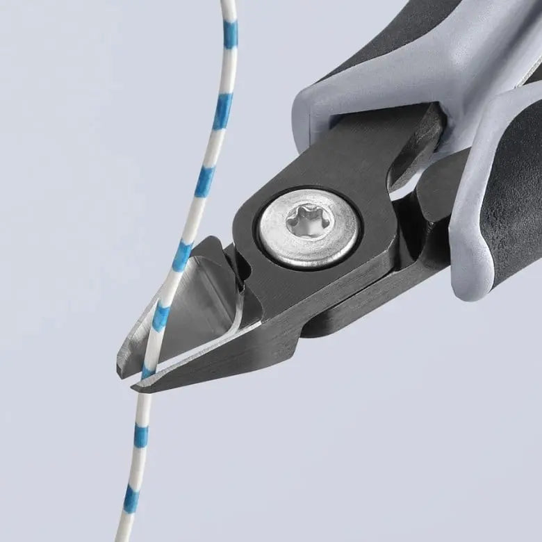 Knipex Electronics Diagonal Cutter with ESD Handles, 5 in - KN 79 42 125 ESD Knipex
