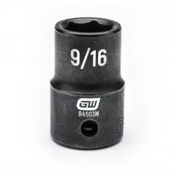 GEARWRENCH 1/2" Drive 6 Point Standard Impact SAE Socket 9/16" 84503N Socket GEARWRENCH