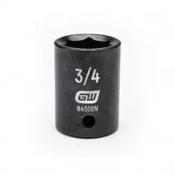 GEARWRENCH 1/2" Drive 6 Point Standard Impact SAE Socket 3/4" 84506N Socket GEARWRENCH