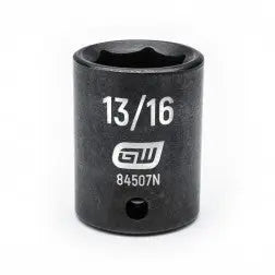 GEARWRENCH 1/2" Drive 6 Point Standard Impact SAE Socket 13/16" 84507N Socket GEARWRENCH