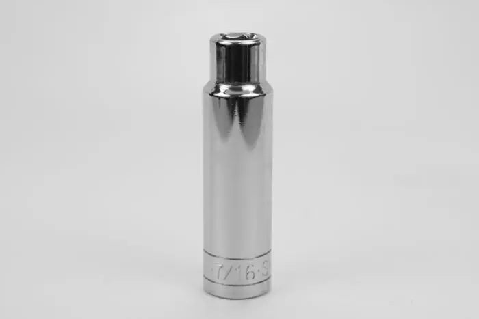SK Tools - Socket Chrome 1/2dr Deep 6pt 7/16 - 41814 SK Tools