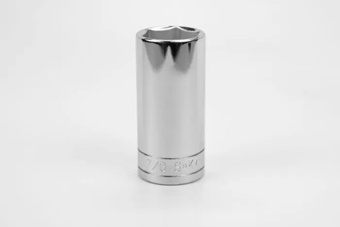 SK Tools - Socket Chrome 3/8dr Deep 6pt 7/8 - 40428 SK Tools