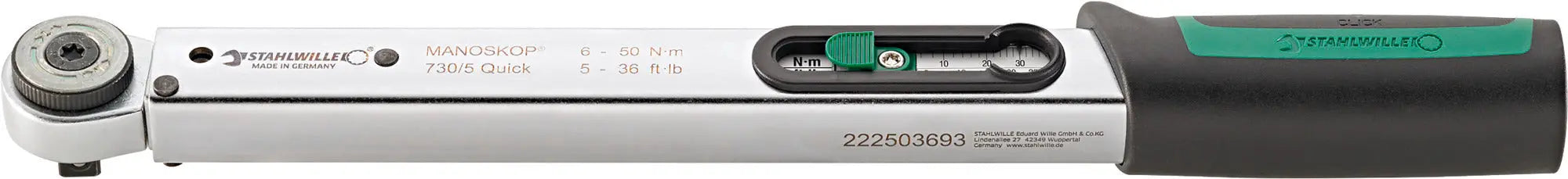 Stahlwille MANOSKOP Torque Wrench, 5 - ST 96504005 Stahlwille