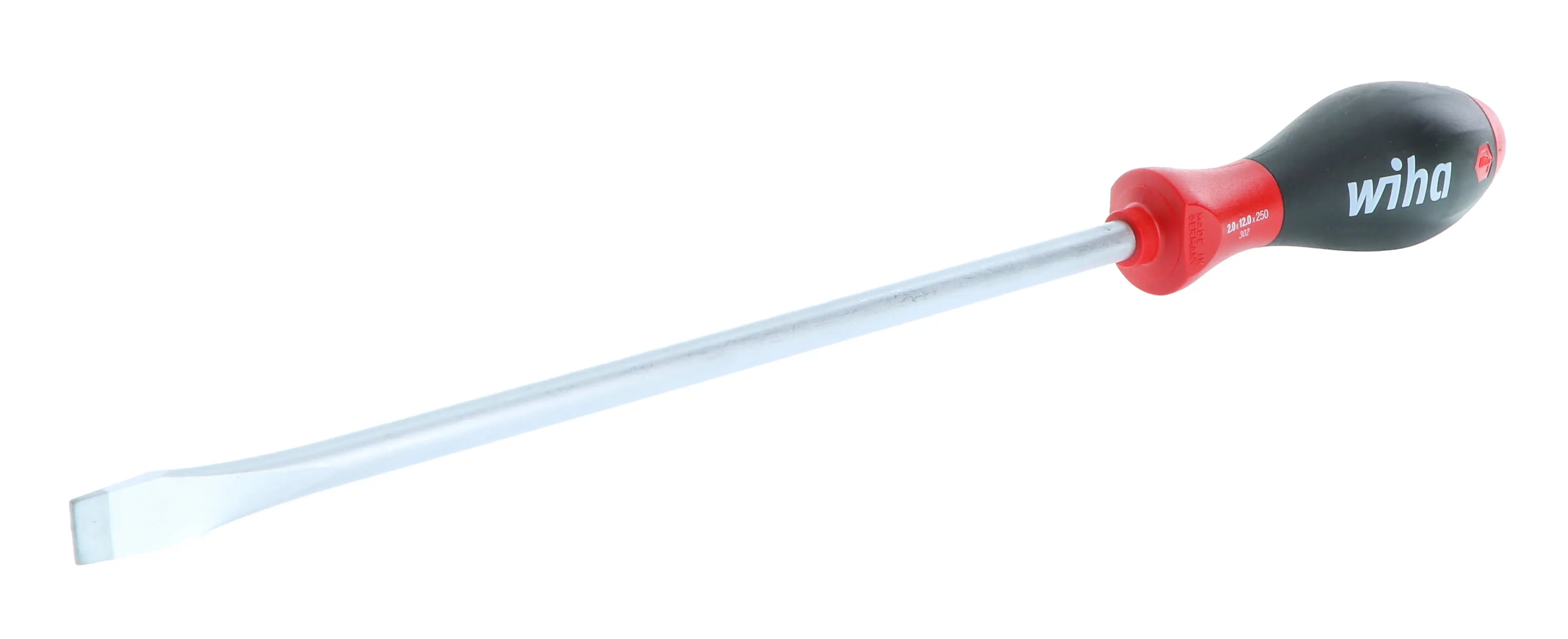 Wiha 30236, SoftFinish® Slotted Screwdriver 12.0mm Wiha