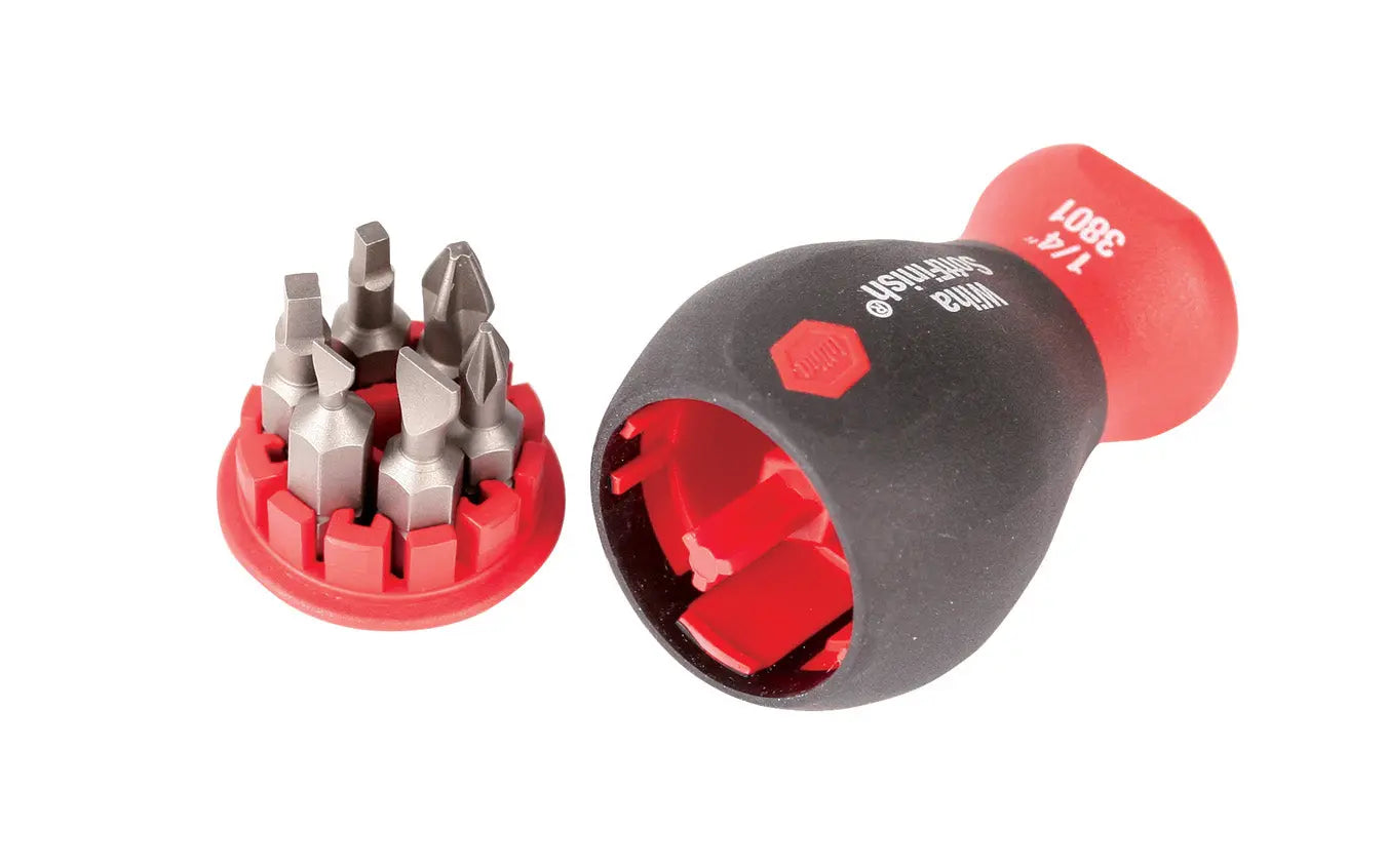 Wiha 38048, SoftFinish® Stubby Bit Holder 7 Pc. Set Wiha