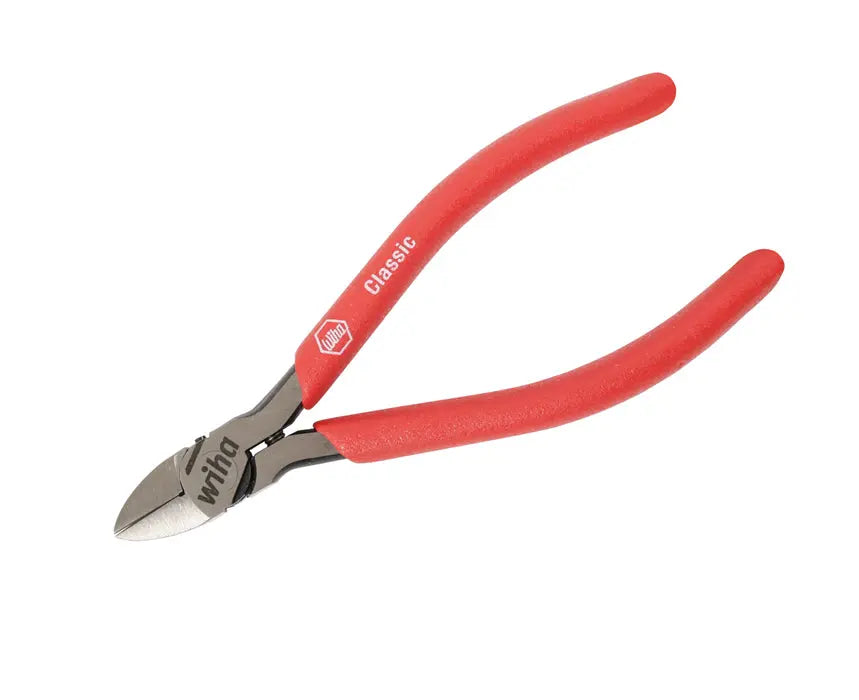 Wiha 32613, Soft Grip Diag. Cutters W/Return Spring Wiha