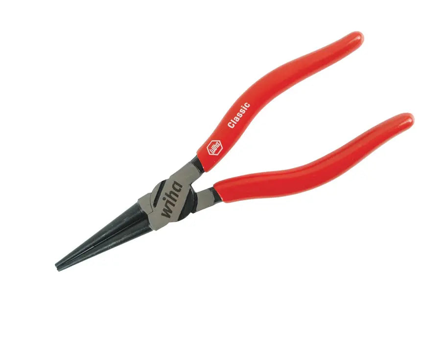 Wiha 32633, Soft Grip Long Round Nose Pliers 6.3" Wiha