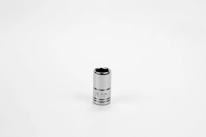 SK Tools - Socket Chrome 1/4dr Standard 6pt 8mm - 40707 SK Tools