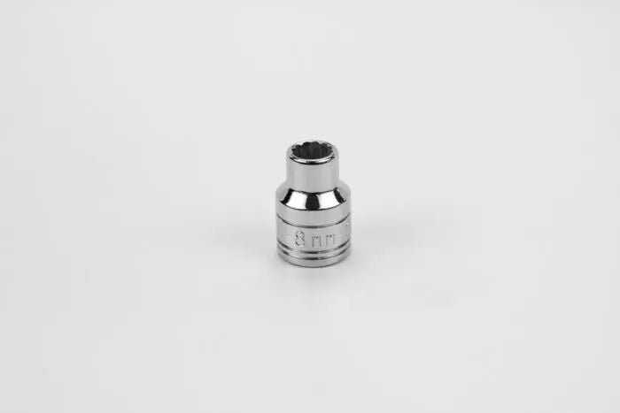 SK Tools - Socket Chrome 3/8dr Standard 12pt 8mm - 2308 SK Tools