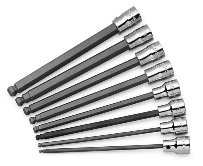 SK Tools - Set Socket Bit 3/8dr Metric Lgbll 8pc - 19748 SK Tools