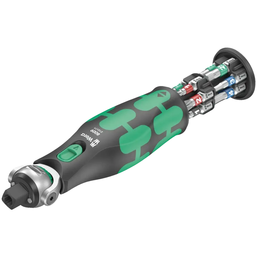 Wera Set of 12 8009 Zyklop Pocket Ratchet - WE 05004280001 