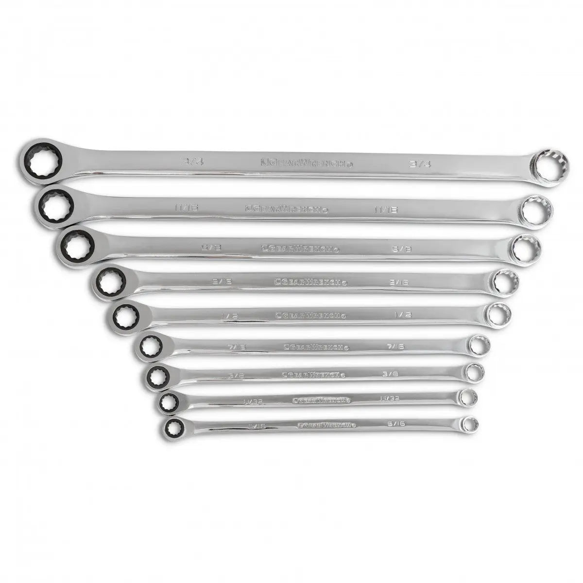 GEARWRENCH 12 Pc. 72-Tooth 12 Point XL GearBox Double Box Ratcheting Metric Wrench Set 85988 Wrench Set GEARWRENCH