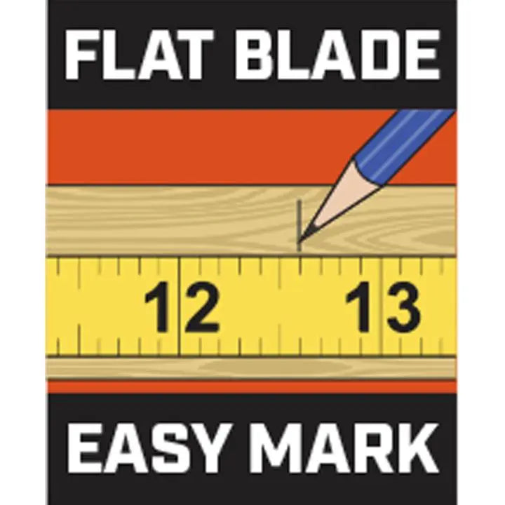 LUFKIN 1-1/8 in x 26 ft Chrome Case Yellow Clad Tape Measure - GW L925CME-02 Measuring Tape LUFKIN