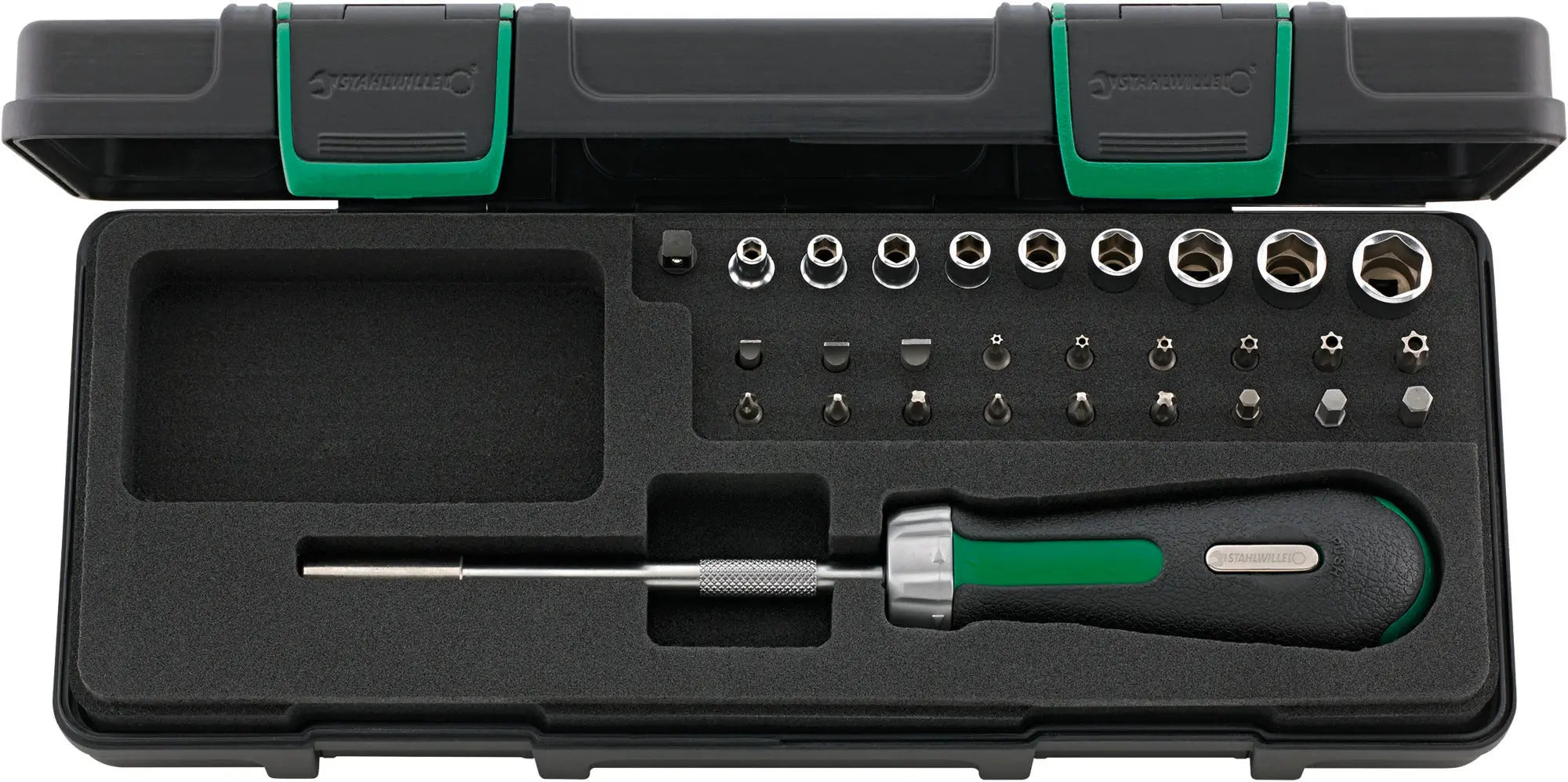 Stahlwille Set of 29 Bit Ratchet Screwdriver - ST 96182203 Stahlwille