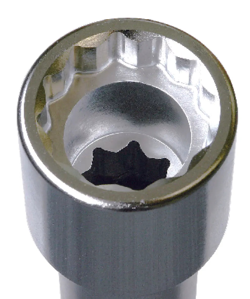 Ko-ken Tools 1 Sq. Dr. Extra Long Wheel Nut Socket 41 x 21mm Bi-Hex x Square Length 400mm Ko-ken Tools