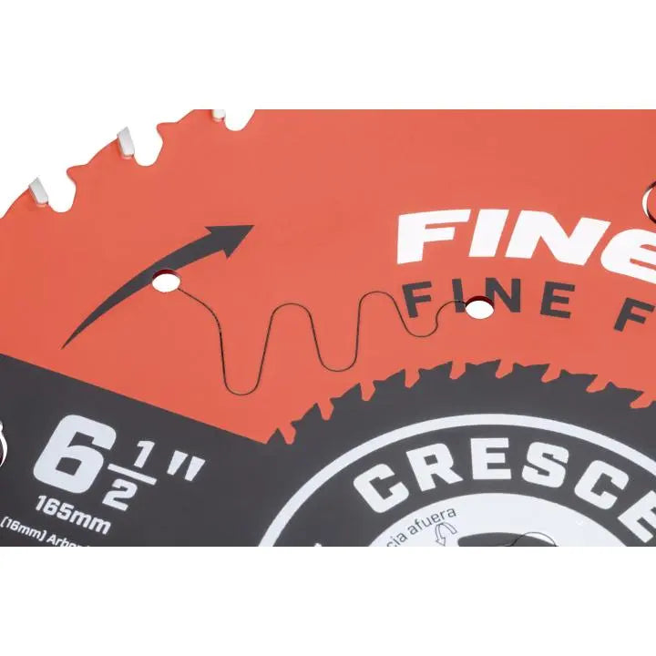 CRESCENT FineCut Fine Finishing Circular Saw Blade, 6-1/2 in x 40-Tooth - GW CSBFF-640 Saw Blade CRESCENT