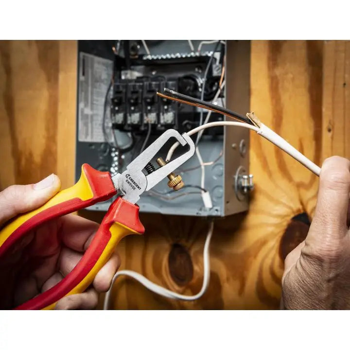 CRESCENT VDE Insulated Wire Stripper Plier, 6 in - GW 6WSVDE Plier CRESCENT