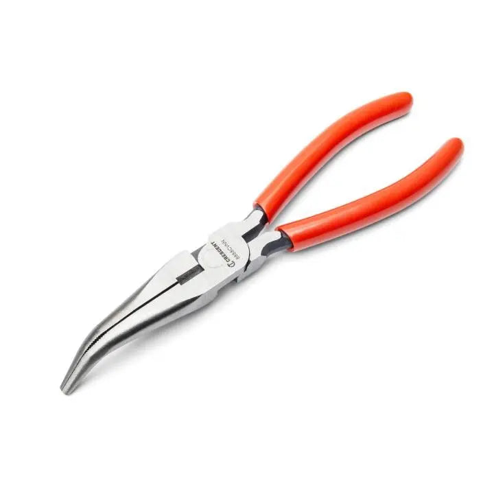 CRESCENT Bent Nose Plier with Dipped Grip, 8 in - GW 8888CVNN Plier CRESCENT