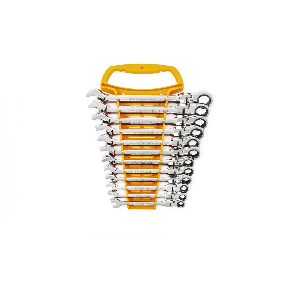 GEARWRENCH 12 Pc. 72-Tooth 12 Point Flex Head Ratcheting Combination Metric Wrench Set 9901D GEARWRENCH
