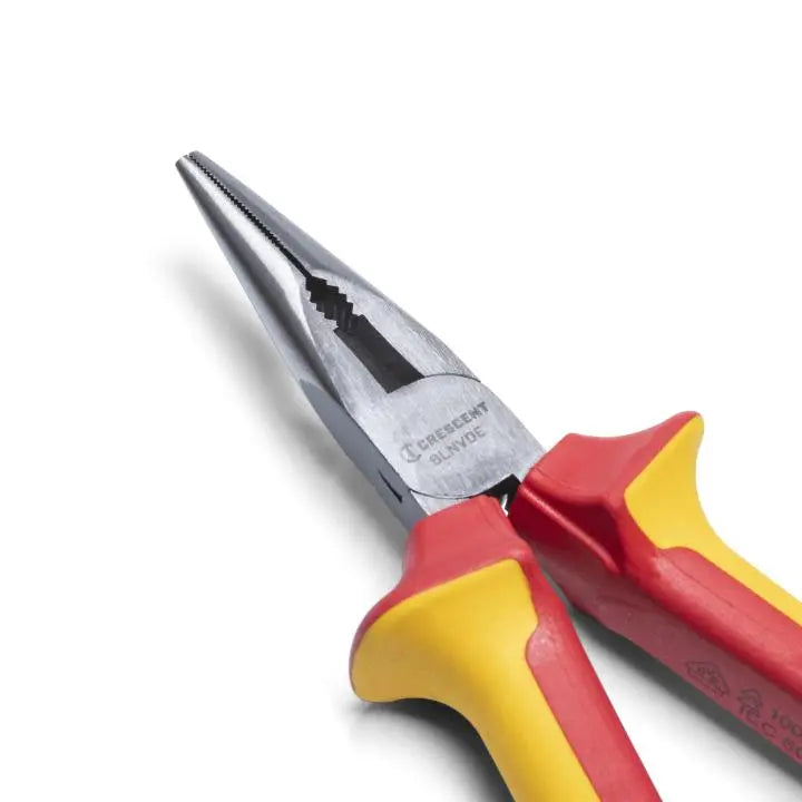 CRESCENT VDE Insulated Long Nose Plier, 6 in - GW 6LNVDE Plier CRESCENT