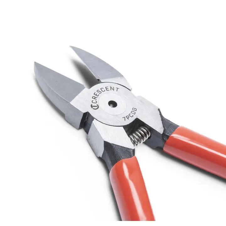 CRESCENT Plastic Cutting Plier with Dipped Grip, 7 in - GW 7PCDG Plier CRESCENT