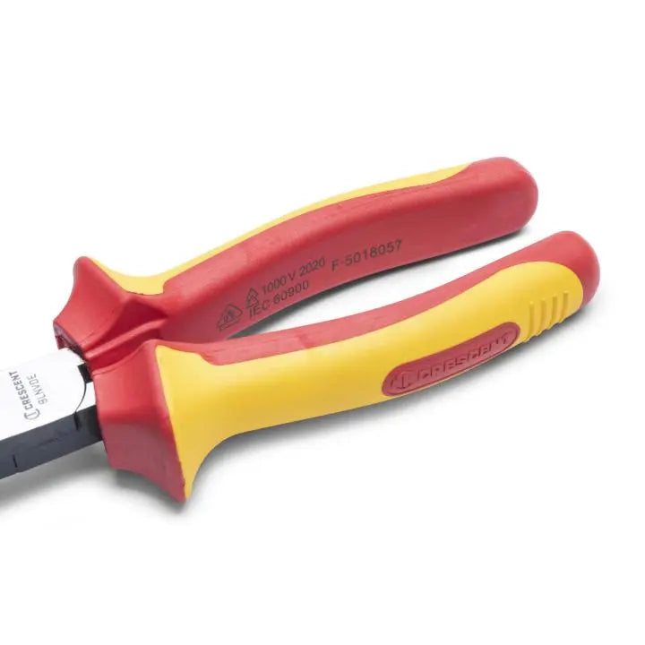 CRESCENT VDE Insulated Long Nose Plier, 8 in - GW 8LNVDE Plier CRESCENT