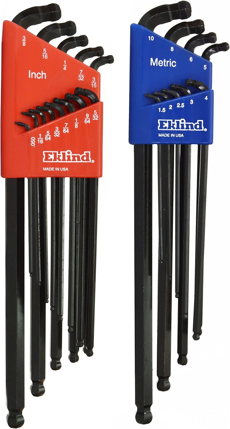 Eklind Set of 22 Double Hexagon L-Key Combo Pack - 17222 – Palmac Tools