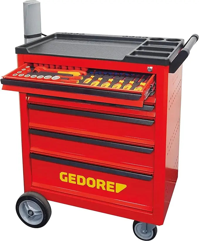 Gedore 3415740 Tool Trolley with High-Voltage Range, 6-Drawer - KL-4600-200 Gedore Automotive