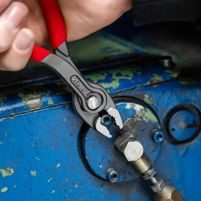 Knipex Set of 3 Plastic Dipped TwinGrip Pliers with Tool Roll, 6, 8, 10 in - KN 00 19 61 V01 Knipex