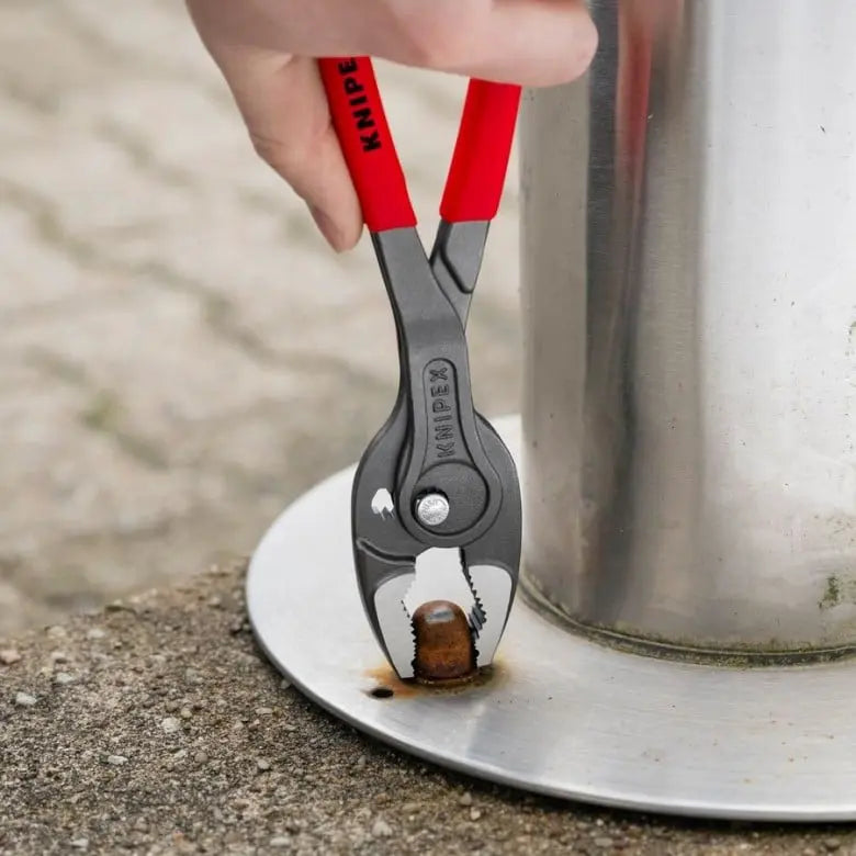 Knipex Set of 3 Plastic Dipped TwinGrip Pliers with Tool Roll, 6, 8, 10 in - KN 00 19 61 V01 Knipex