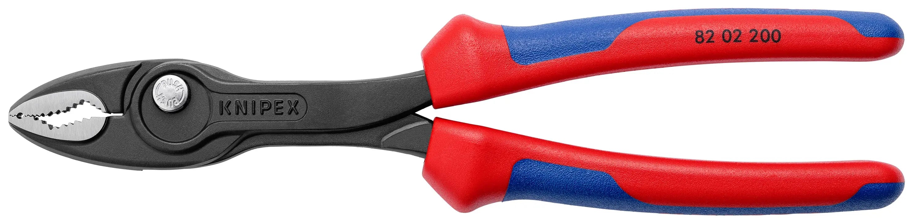Knipex 82 02 200 KN | TwinGrip Slip Joint Pliers, Multi-Component Knipex