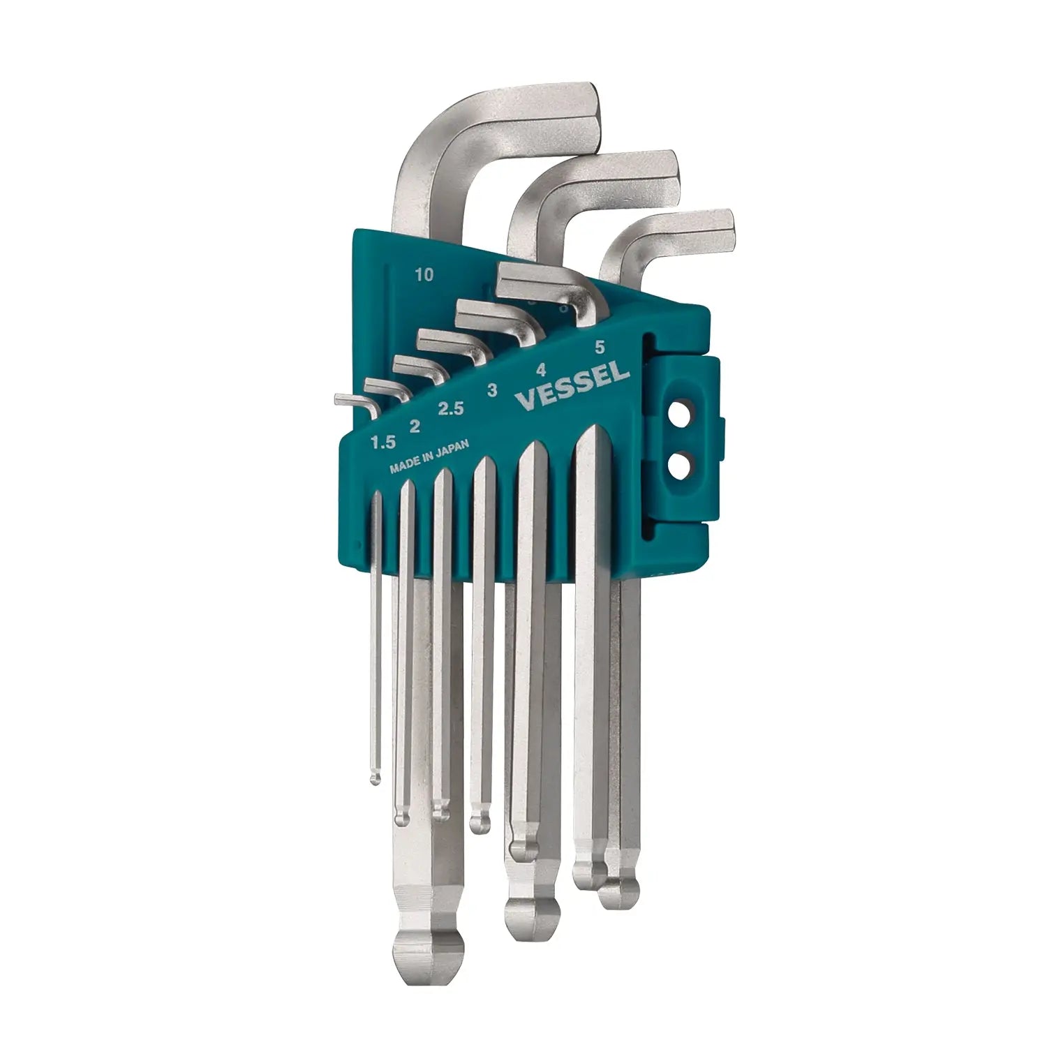 Vessel Tools Set of 9 Ball Point Short Stubby Wrench - VL 8209BPSU Vessel Tools