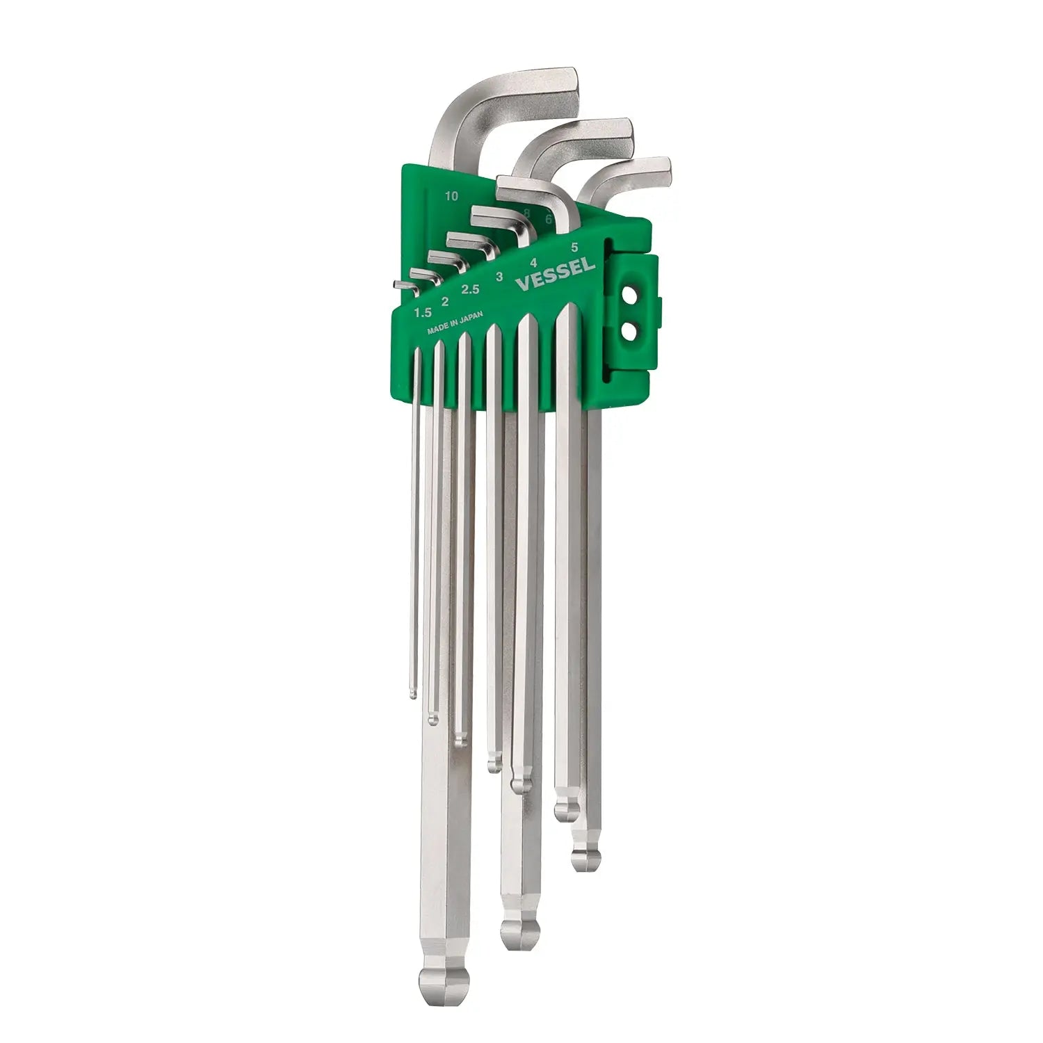 Vessel Tools Set of 9 Ball Point Stubby Wrench - VL 8209BPU Vessel Tools