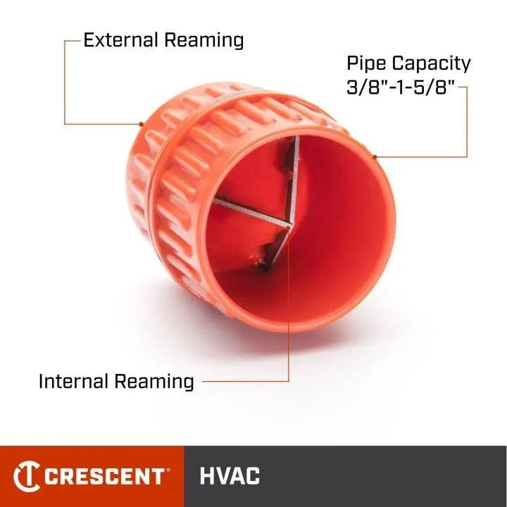 CRESCENT Inner/Outer Pipe Reamer, 10 in - GW CTPIPEREAM Reamer CRESCENT