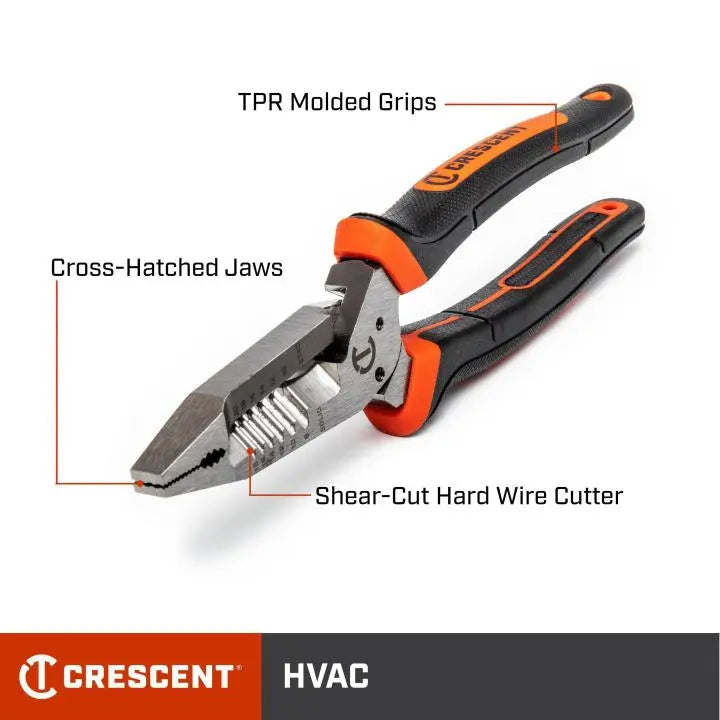 CRESCENT Heavy-Duty Wire Stripper, 8 in - GW CTWIRES CRESCENT
