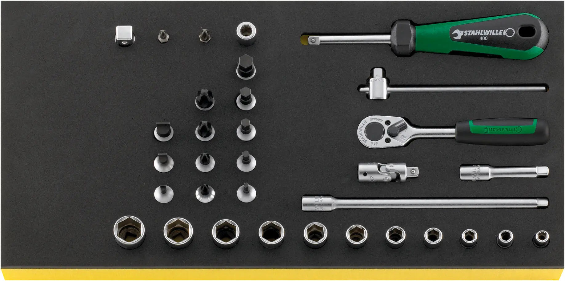 Stahlwille Set of 33 1/4 in Tools with TCS Insert - ST 96830217 Stahlwille